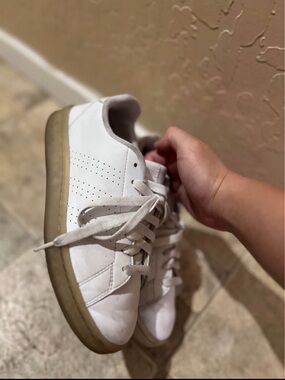 White Adidas Shoes 🤍